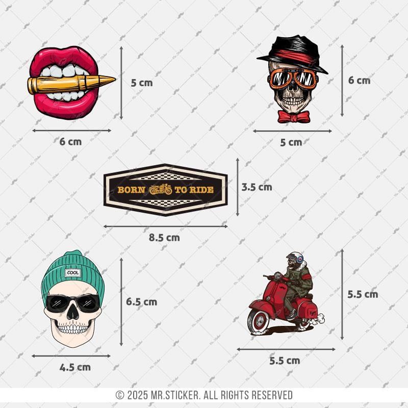 BDLS28 Küçük Boy 10lu Sticker Seti