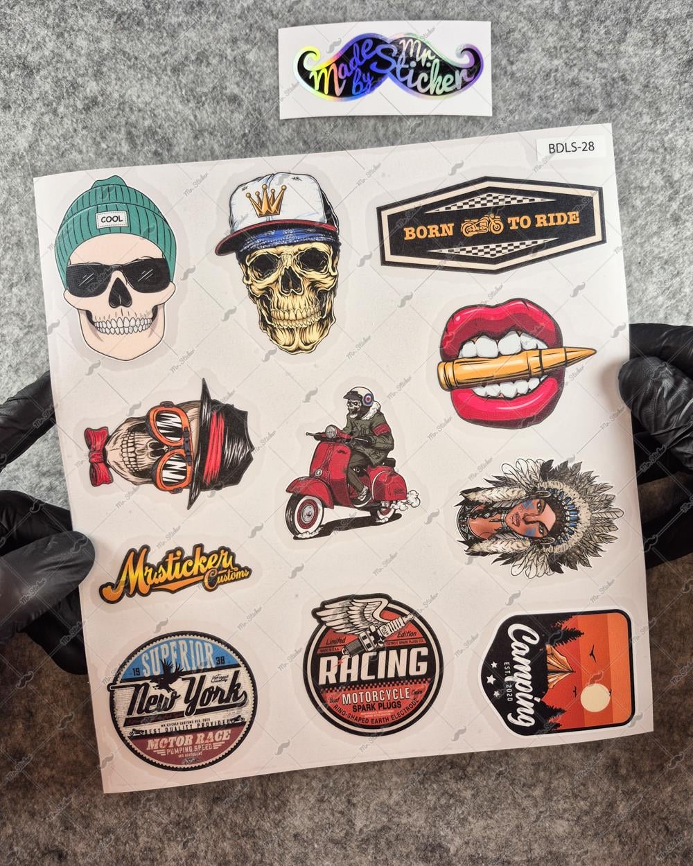 BDLS28 Küçük Boy 10lu Sticker Seti