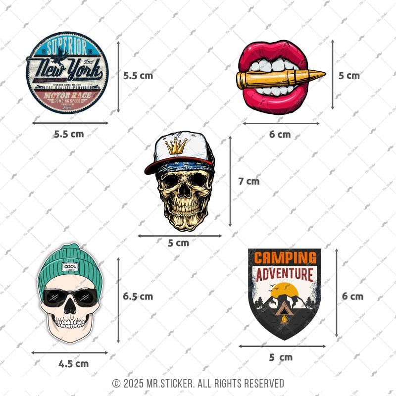 BDLS35 Küçük Boy 10lu Sticker Seti