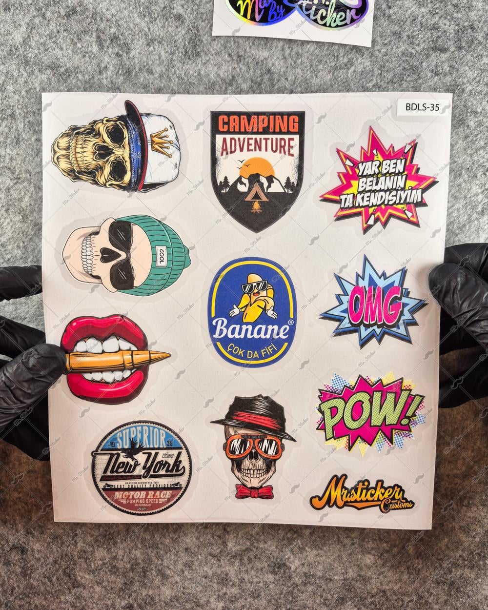 BDLS35 Küçük Boy 10lu Sticker Seti