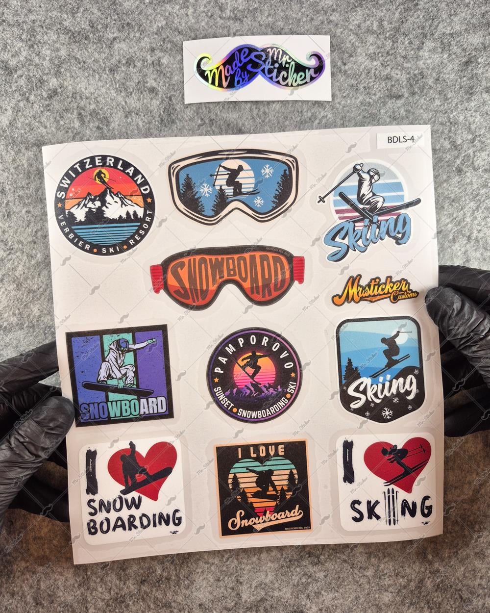 BDLS4 Küçük Boy 10lu Sticker Seti