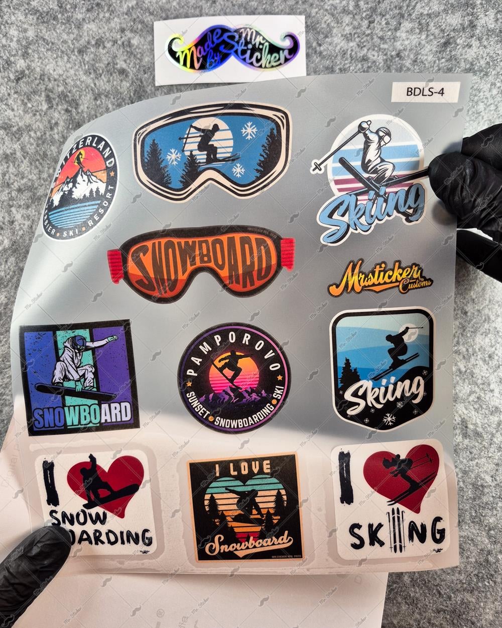 BDLS4 Küçük Boy 10lu Sticker Seti