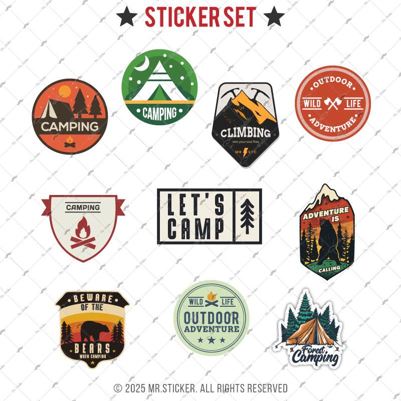 BDLS5 Küçük Boy 10lu Sticker Seti