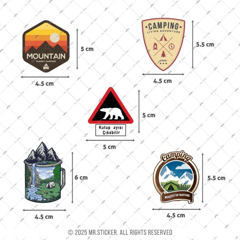 BDLS6 Küçük Boy 10lu Sticker Seti