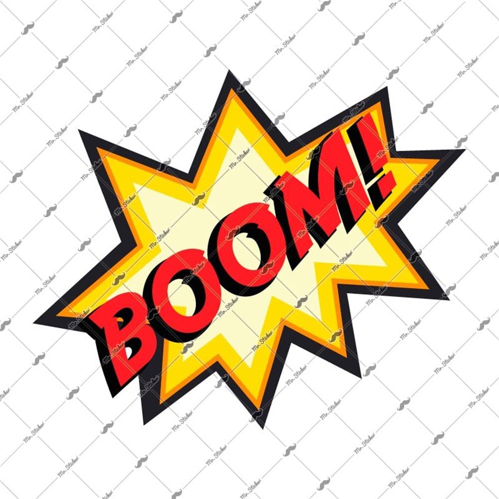 CEX3 Boom Cizgi Roman Efekti Etiketi