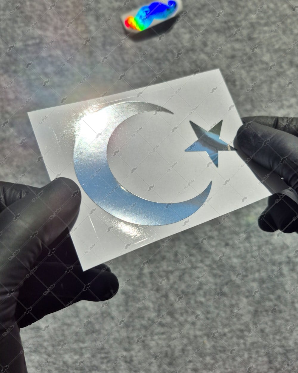 CHR6 Krom Seri Ay Yıldız Etiketi