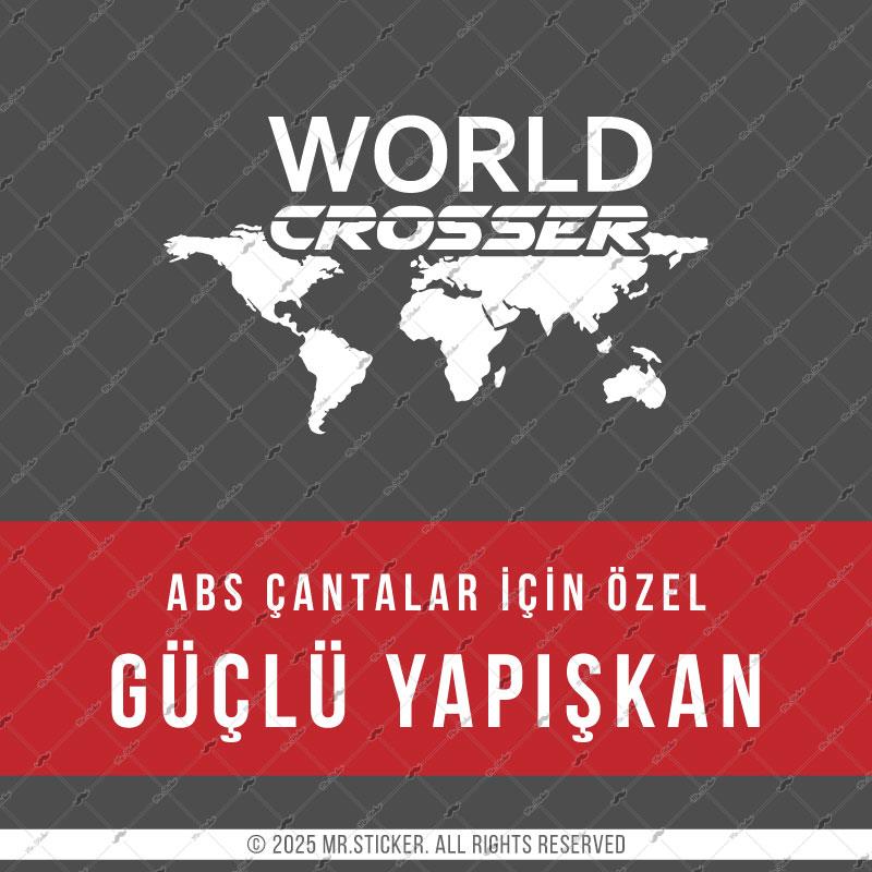CSE1 World Crosser (Dunyayi Gezen) Yazili Etiket - YÜKSEK YAPIŞKANLI