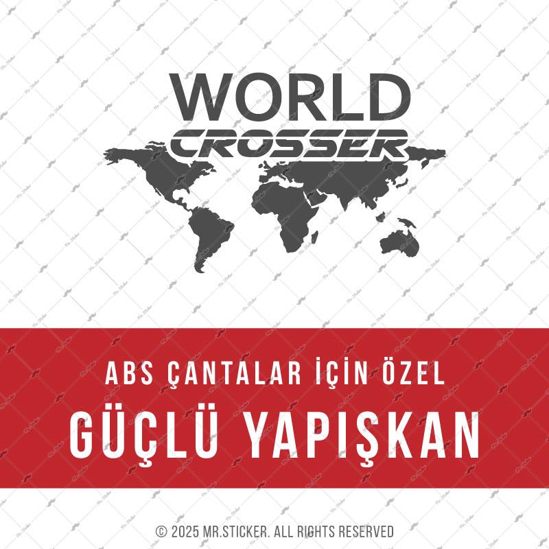 CSE1 World Crosser (Dunyayi Gezen) Yazili Etiket - YÜKSEK YAPIŞKANLI