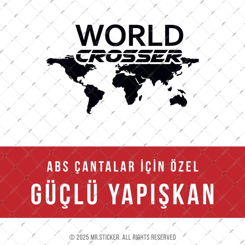 CSE1 World Crosser (Dunyayi Gezen) Yazili Etiket - YÜKSEK YAPIŞKANLI
