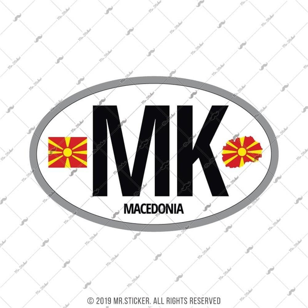 CSE27 Makedonya (MK) Reflektif Ulke Etiketi