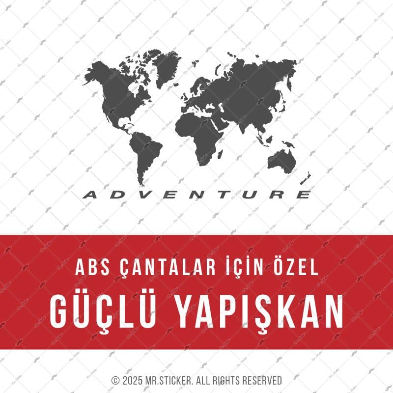 CSE3 Detayli Kesim Dunya Haritasi - YÜKSEK YAPIŞKANLI