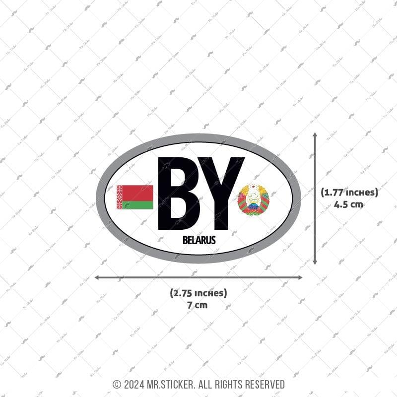 CSE41 Belarus (BY) Reflektif Ulke Etiketi