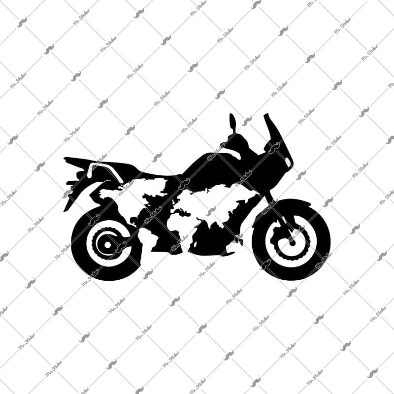 CSE6 TNR Dunya Haritasi Desen - Renk Seçenekli