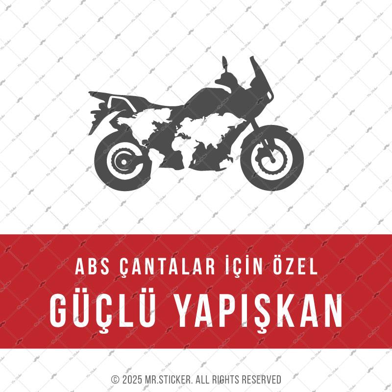 CSE6 TNR Dunya Haritasi Desen - YÜKSEK YAPIŞKANLI