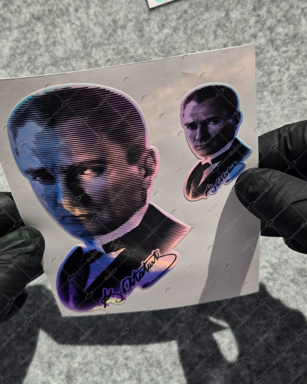 CSFT24 Renk Değiştiren Seri Ikili Ataturk Silueti Seti