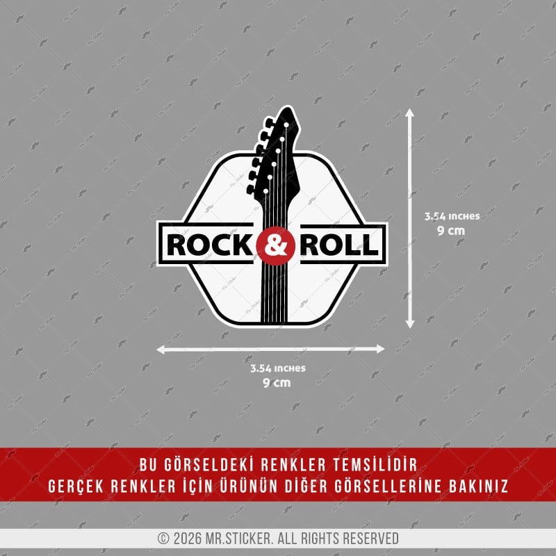 CSFT27 Renk Değiştiren Seri Rock N Roll Etiketi