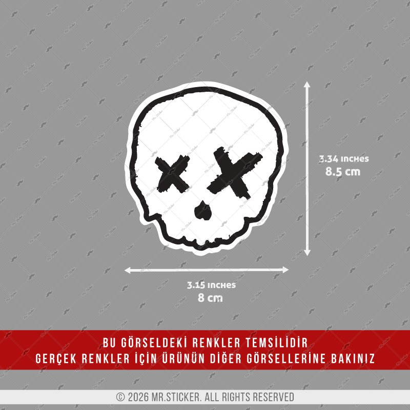 CSFT40 Renk Değiştiren Seri Kurukafa Etiketi