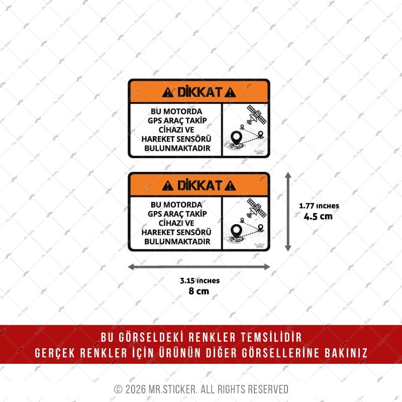 CSFT42 Renk Değiştiren Seri Motorda Takip Cihazi Var 2li Set