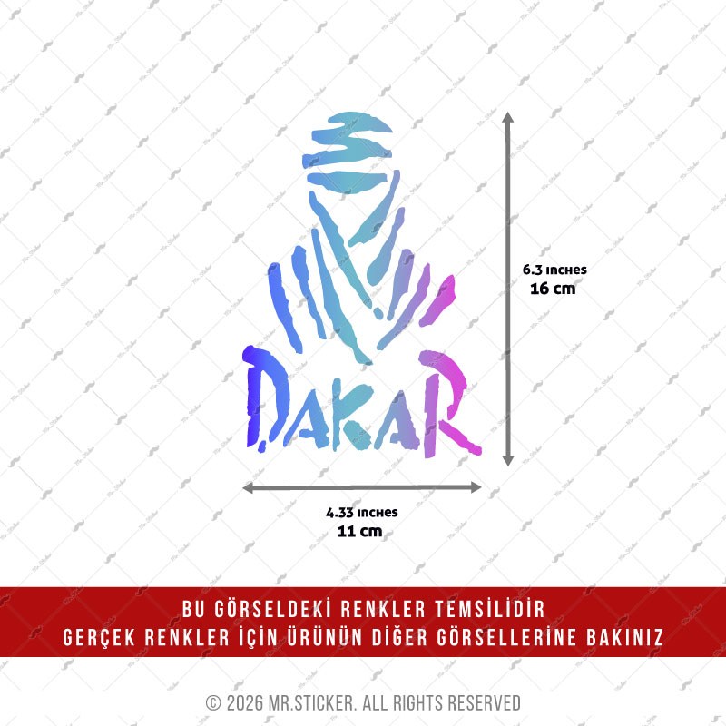 CSFT56 Renk Değiştiren Seri Dakar Etiketi