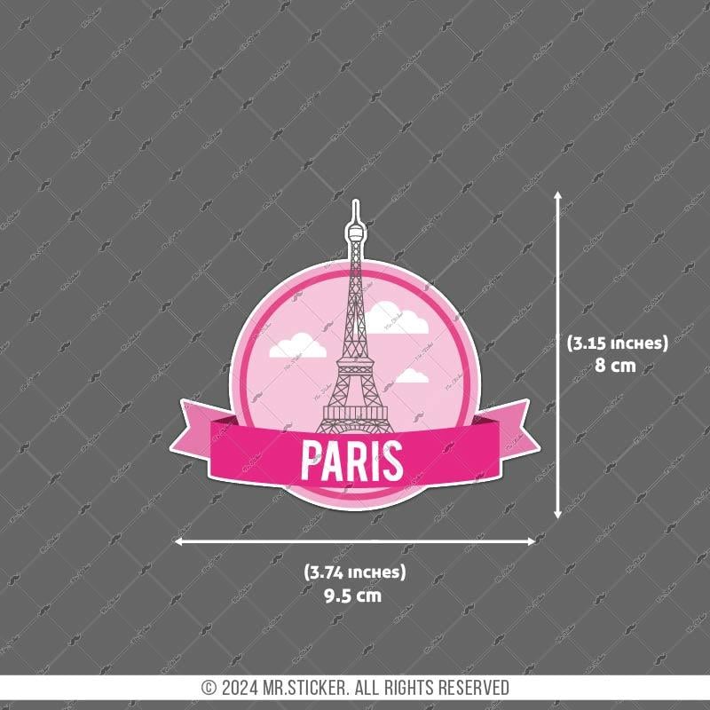 CST35 Paris Eyfel Kulesi Etiketi