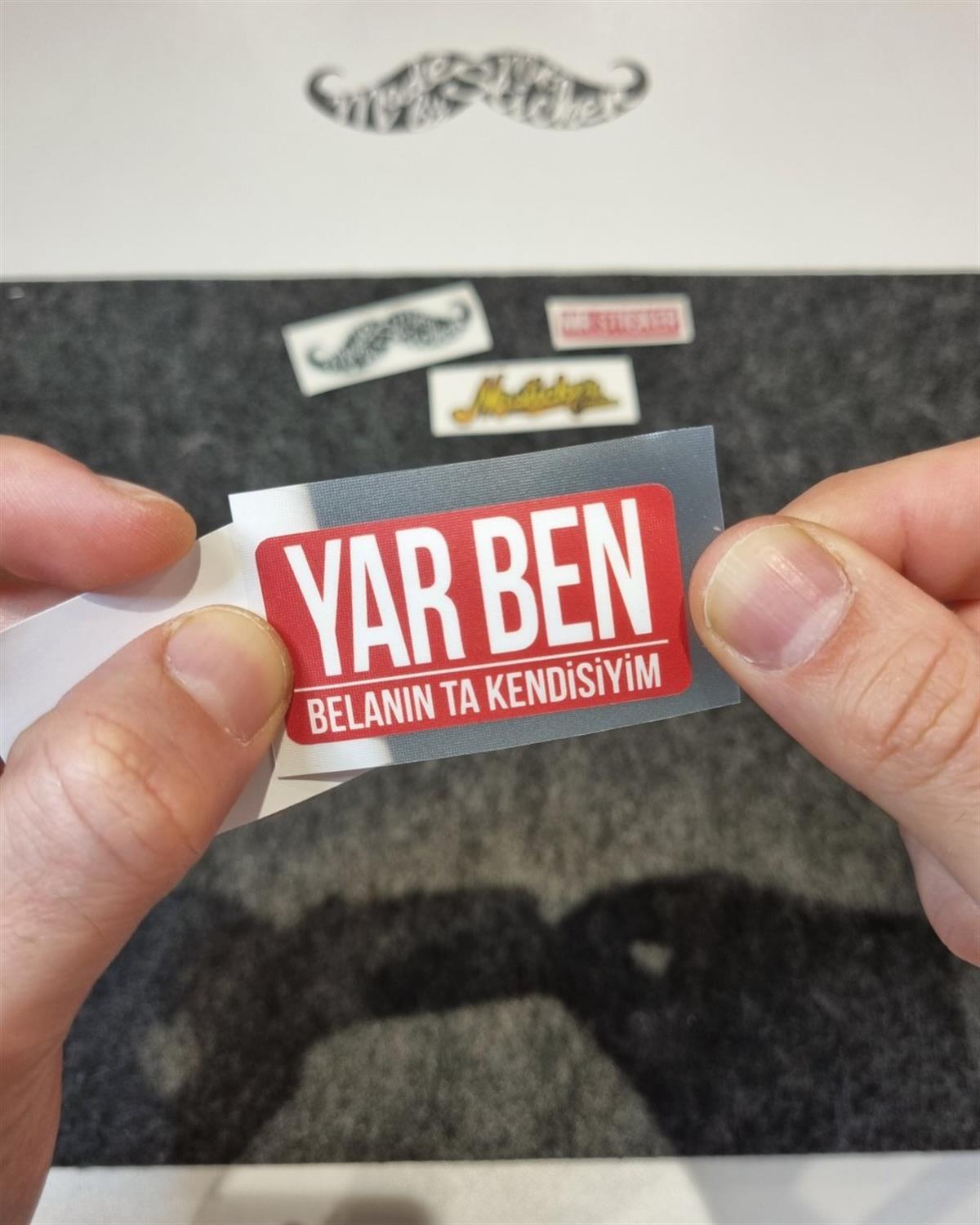 ESP43 V3 Yar Ben Belanin Kendisiyim Yazili Etiket