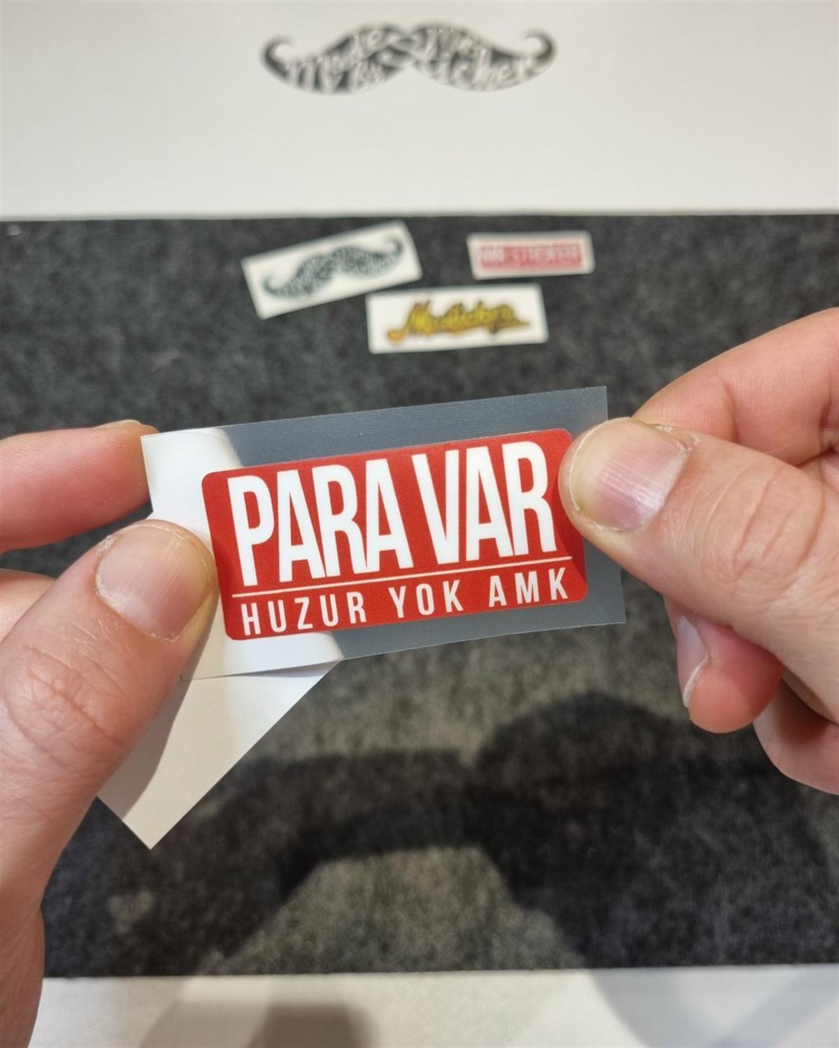 ESP45 V3 Para Var Huzur Yok Yazili Etiket