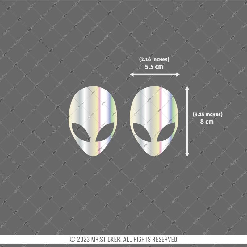 HLG11V2 Hologram Uzaylı Etiketi İkili Set