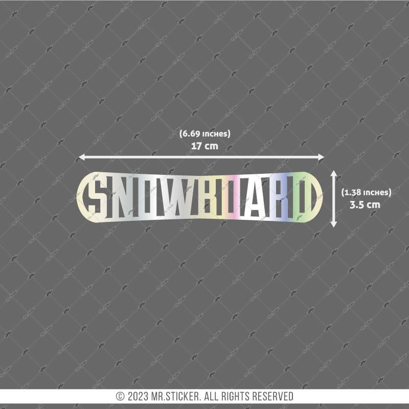 HLG27V2 Hologram Snowboard Yazılı Etiket