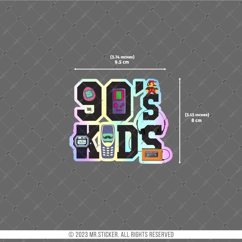 HLG49 Hologram 90ların Çocukları Etikeri