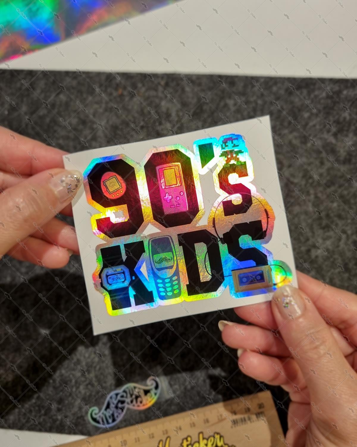 HLG49 Hologram 90ların Çocukları Etikeri