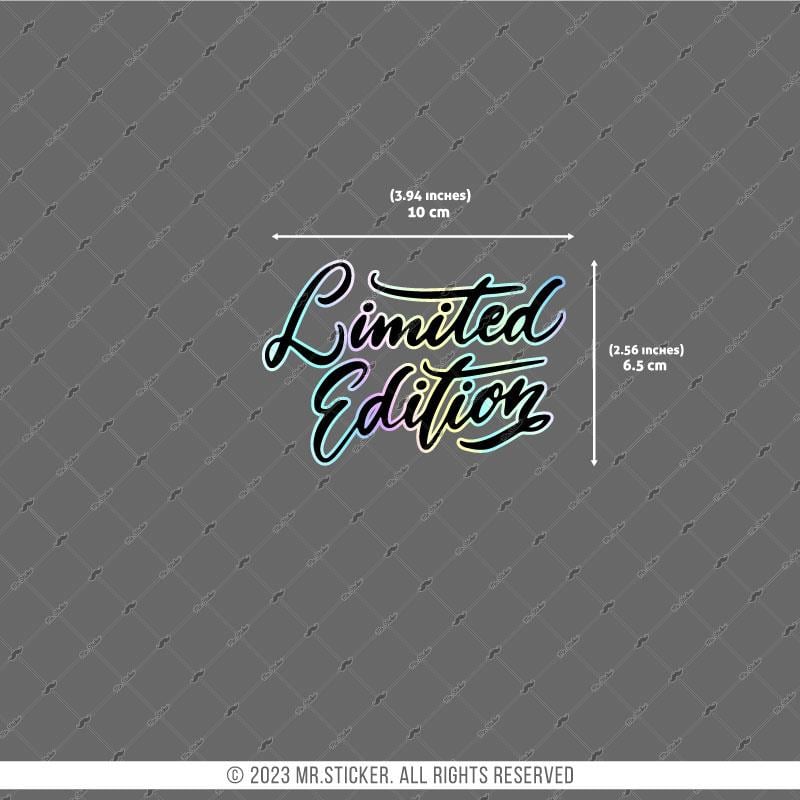 HLG52 Hologram Limited Edition Etiketi