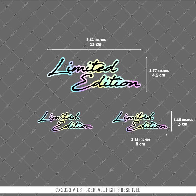 HLG60 Hologram Limited Etidion Etiket Seti 3lü Set