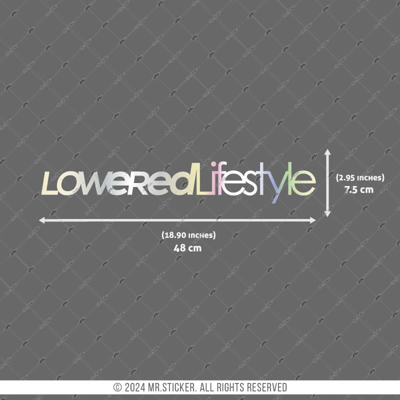 HLG99 Hologram Lowered Lifestyle Yazii Etiket