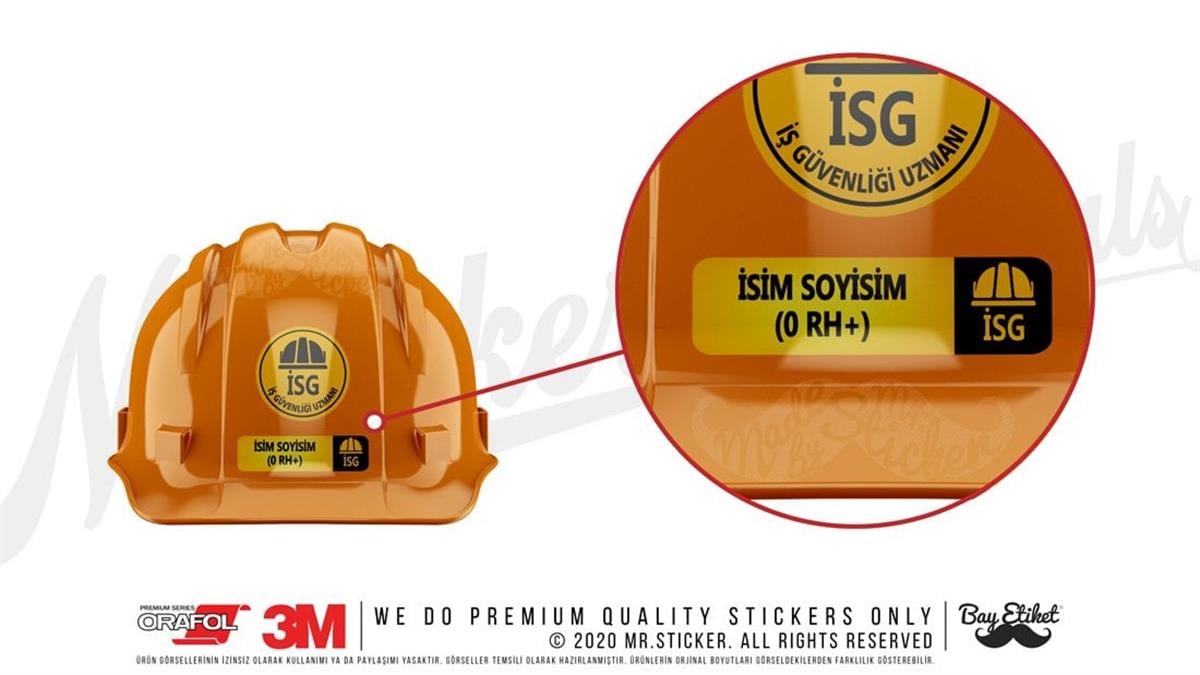 ISG1 Reflektif Isme Ozel Is Guvenligi Kan Grubu Etiketi V1