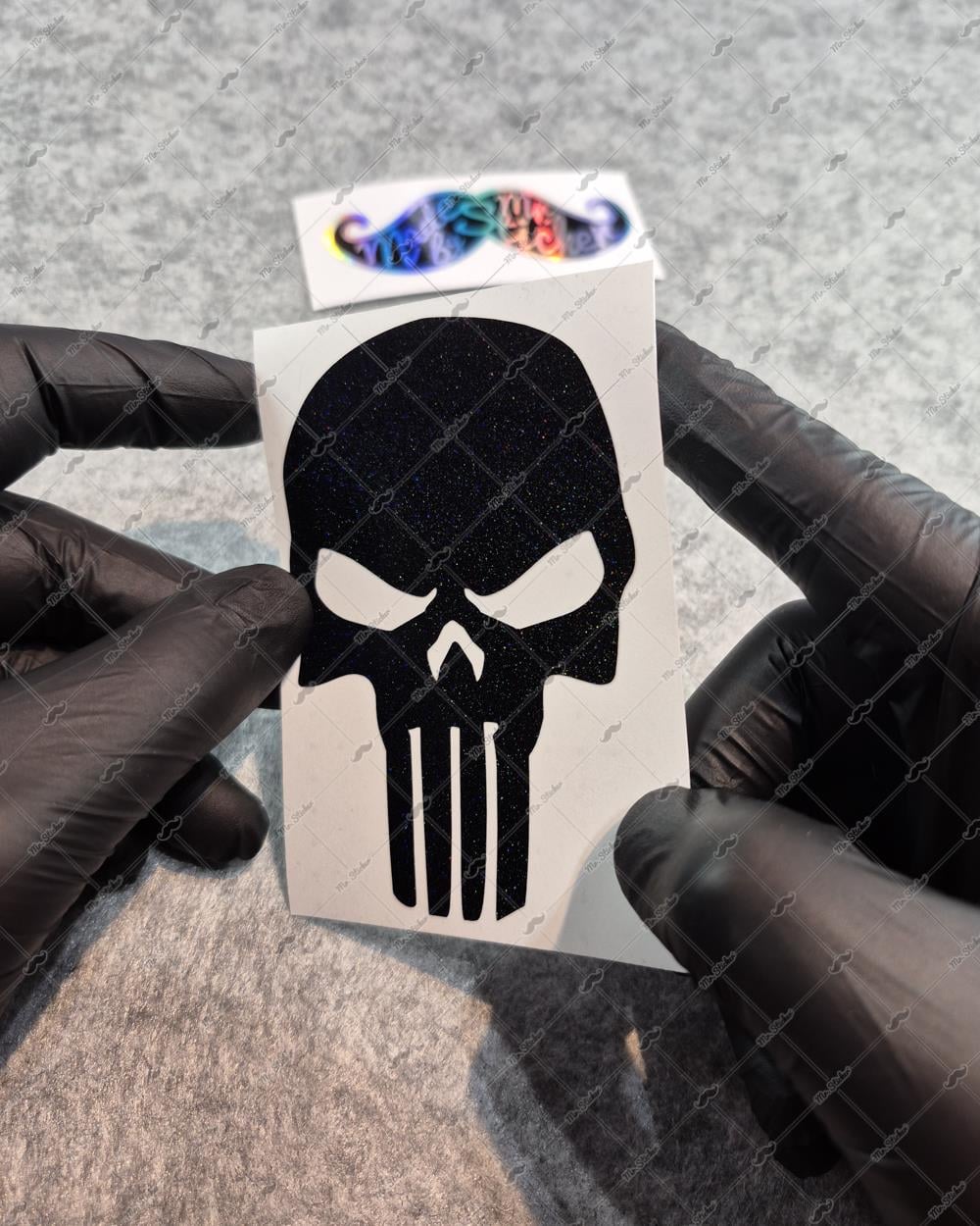 LMT21 Limited Edition Galaksi Efektli Kurukafa Stickerı