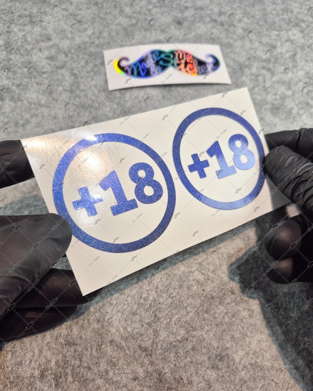 LMT30 Limited Edition Mavi Galaksi Efektli Artı 18 Etiketi İkili Set