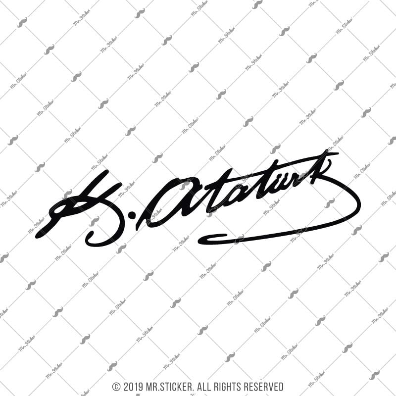MKA10 Kemal Ataturk Imzasi