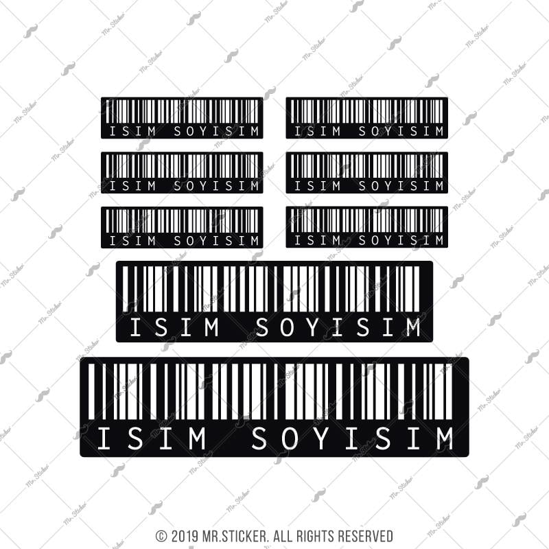 PRS15 Reflektif Barkod Seti 8 Parca