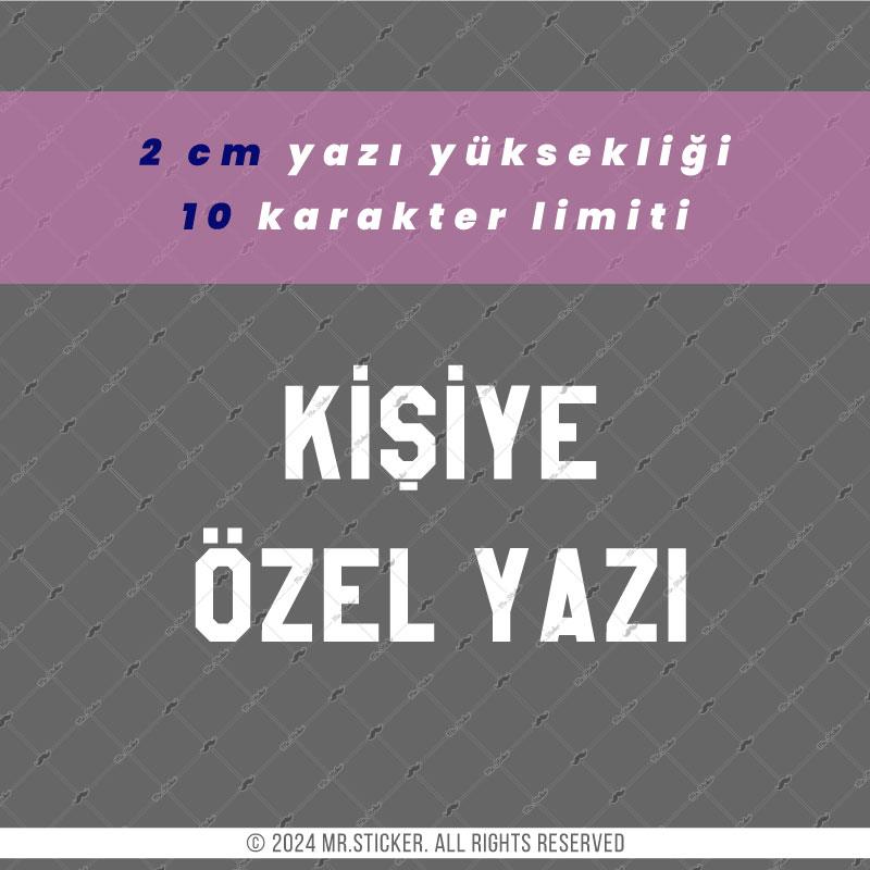 PRS21 New York Yazı Tipi 2cm Yükseklik 10 karakter