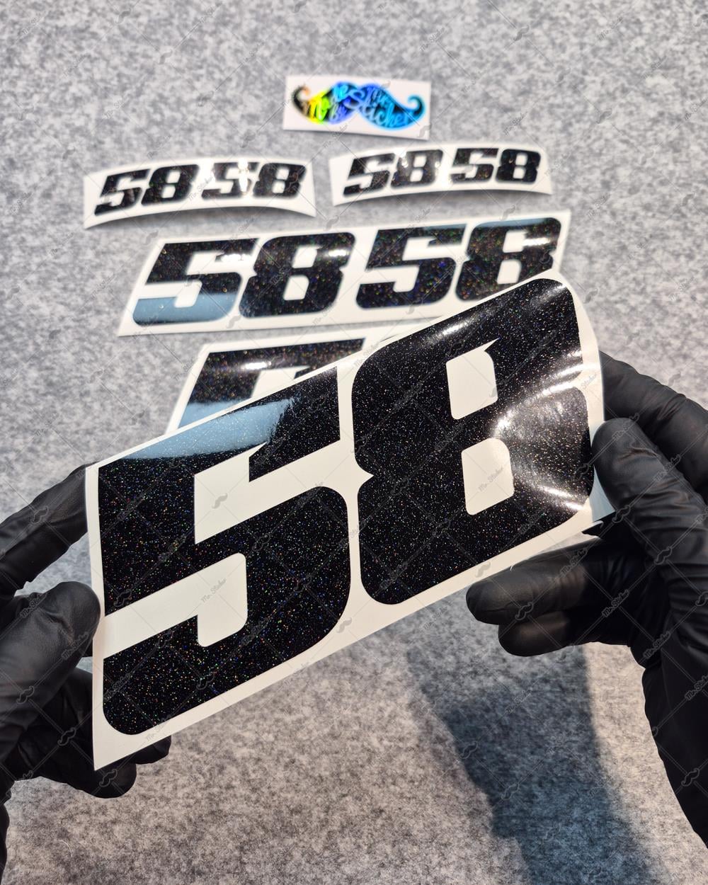 PRS28 Galaxy Efektli 6 Parça Custom Numara Seti