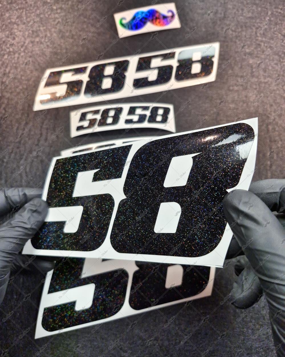 PRS28 Galaxy Efektli 6 Parça Custom Numara Seti