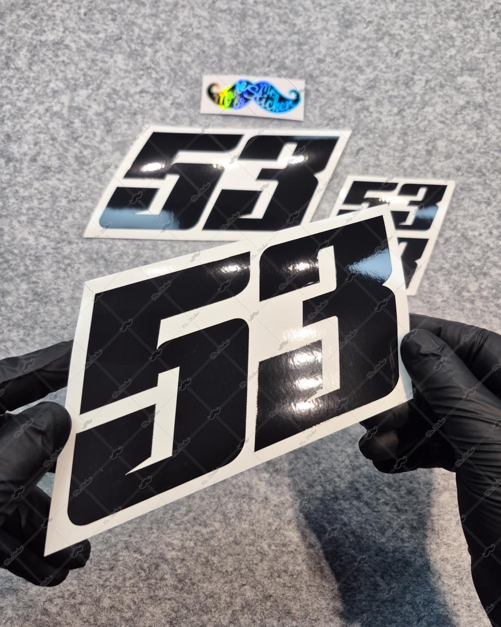 PRS29 Siyah Reflektif Custom Numara Seti