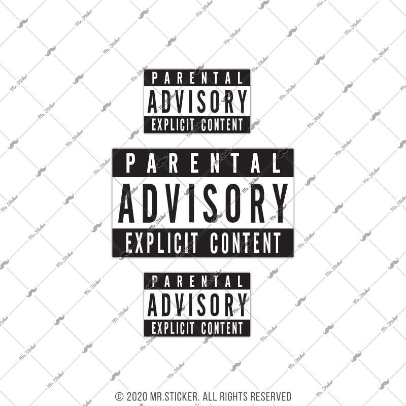 RFHLM184 Reflektif Ebeveyn Kontrolu Sakincali Icerik Yazili Etiket Seti