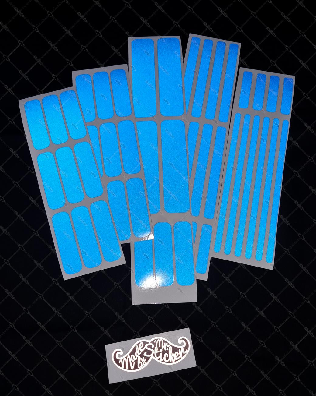 RFHLM264 Reflektif Mavi Serit Seti 47 Parca