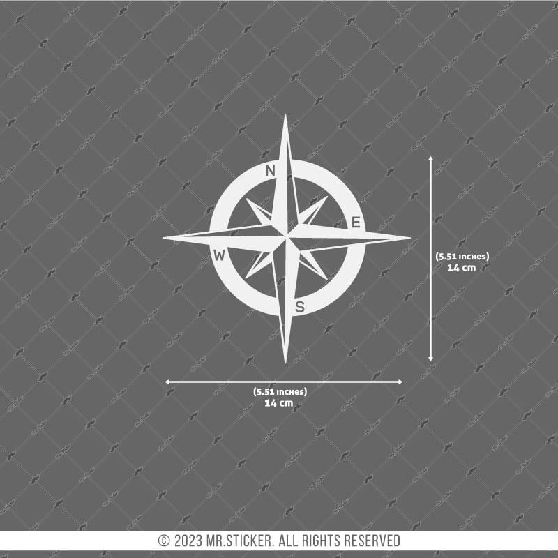 RFHLM272 Reflektif Pusula Etiketi Beyaz Renk