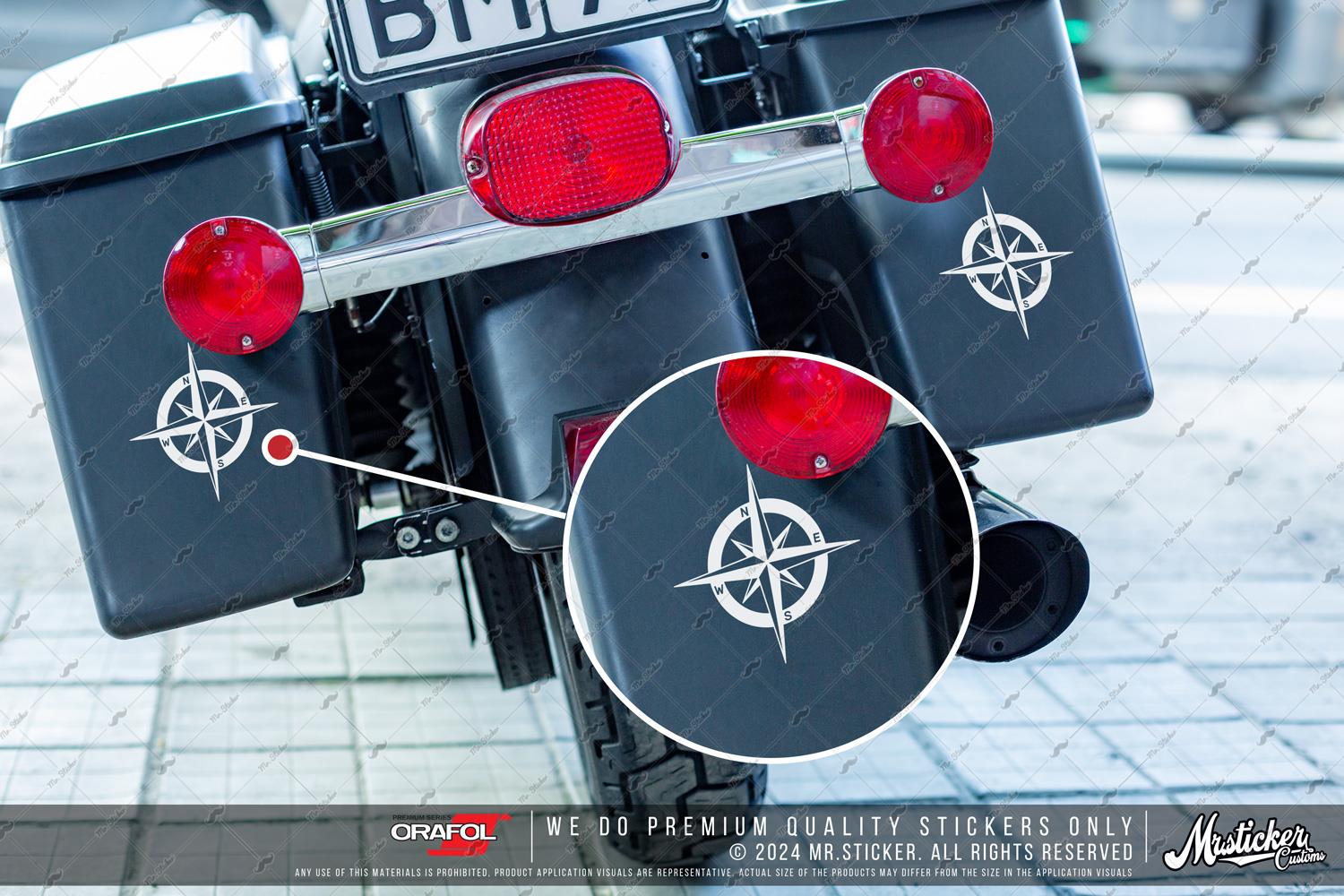 RFHLM272 Reflektif Pusula Etiketi Beyaz Renk