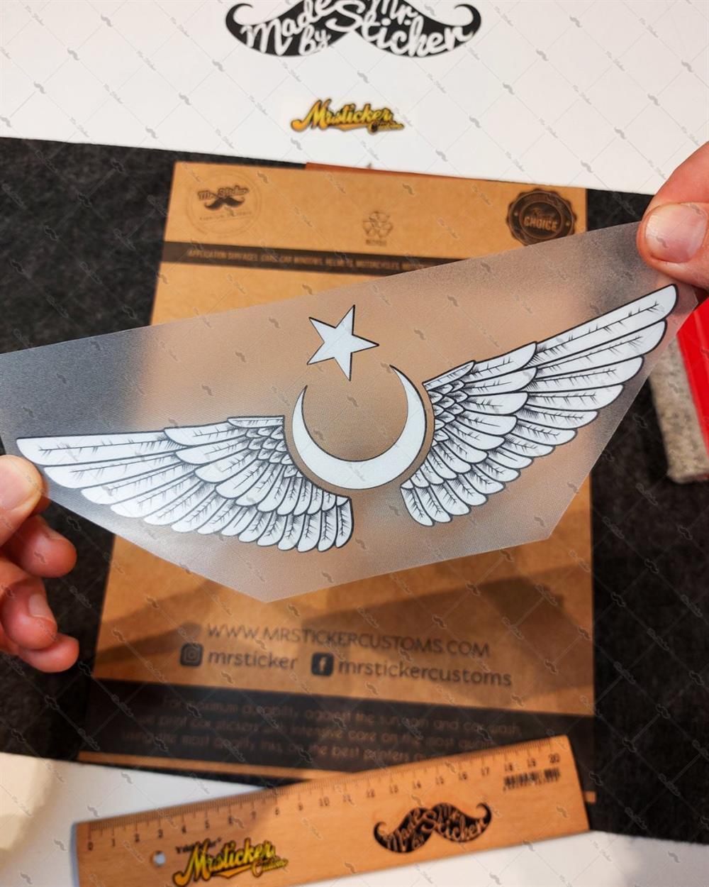 RFHLM97 Reflektif Kanatli Ay Yildiz