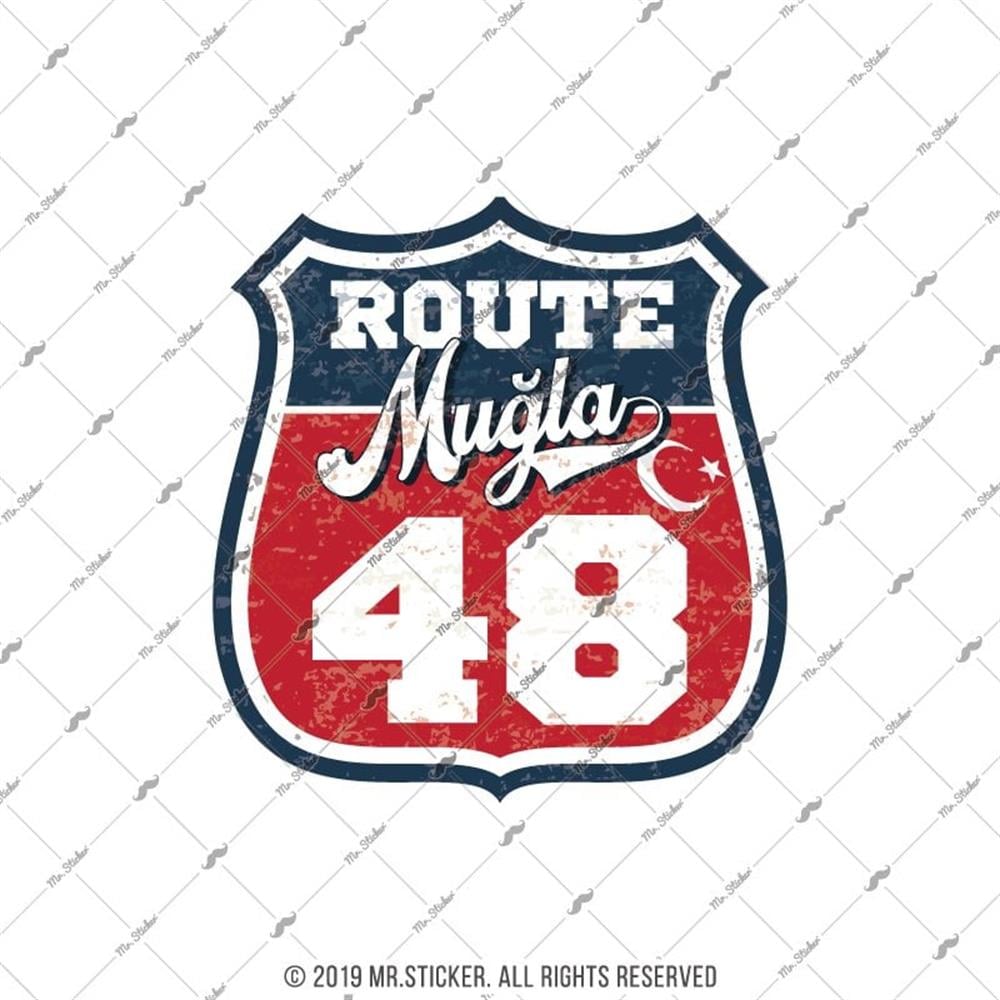 ROUP60 Route Muğla 48 Etiketi