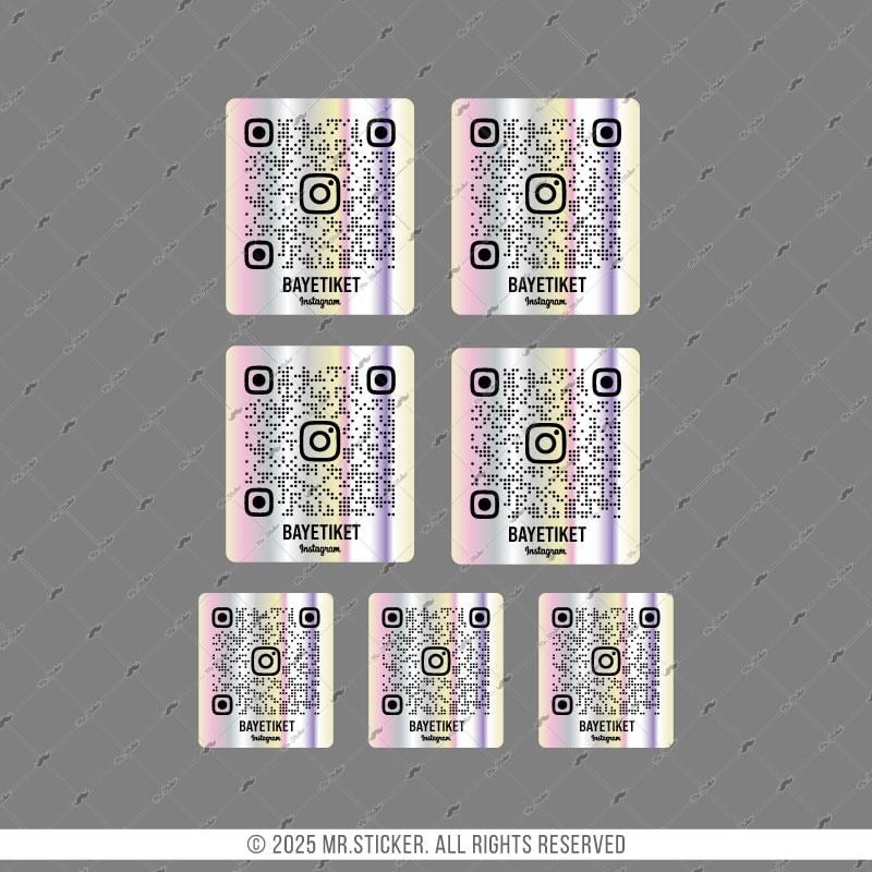 SMINS28 Hologram QR Instagram Seti 7 Parça