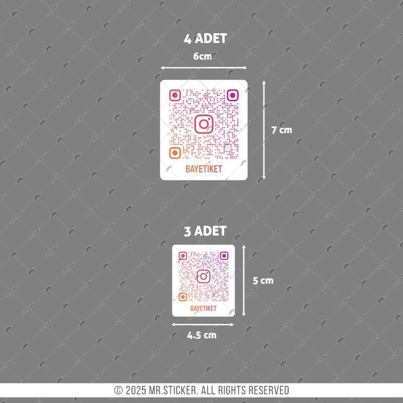 SMINS26 QR Instagram Seti 7 Parça